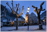 La haute vallée sous la neige