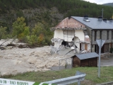 Inondations dans le Jacetania