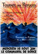 Concert musique accoustique mercredi 16 août au Communal